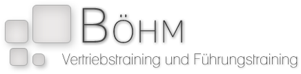Böhm - Vertriebstraining und Führungstraining - Logo